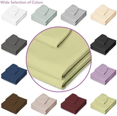 Saloniture 3-Piece Microfiber Massage Table Sheet Set - Premium Facial Bed Cover - Includes Flat and Fitted Sheets with Face Cradle Cover - Sage Green - Image 5