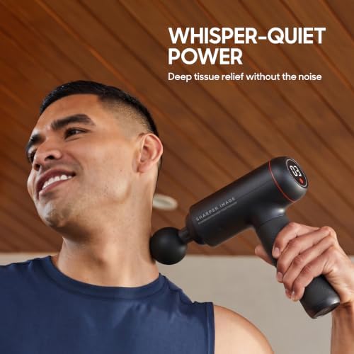 Sharper Image Powerboost Max Deep Tissue Massage Gun 2026 Version - Black - Image 6