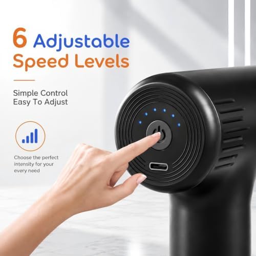 Massage Gun with Wide-Coverage Head, Comfortable Massage for Home & Travel - Image 6