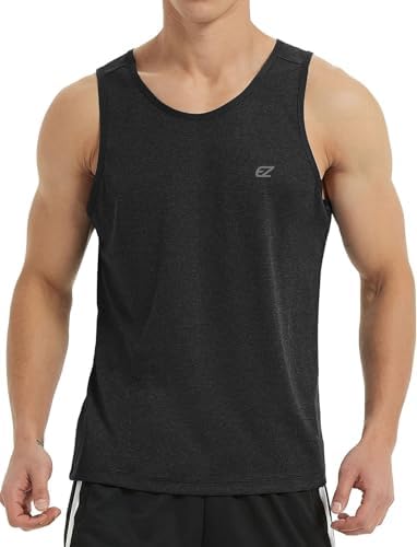 EZRUN Men's Quick Dry Workout Tank Top UPF 50+ Sweat-Wicking Gym Shirt - Image 4