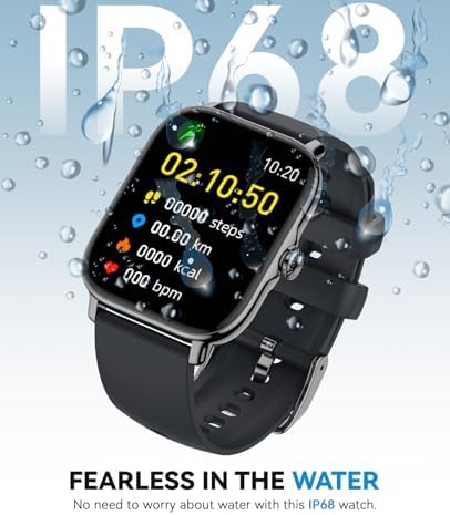 Smart Watch for Women Men- Answer/Make Call, 2025 IP68 Waterproof Fitness Step Tracker Watch with Sleep Monitor/Activity Counter/110+ Sport Mode, Smartwatch for Andriod iPhone iOS Samsung Compatible - Image 5