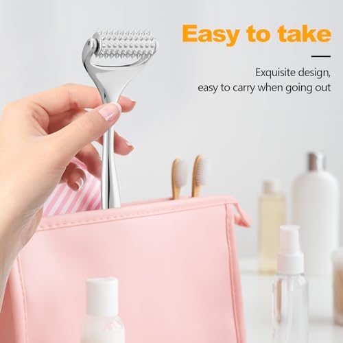 Running man Massage Roller-Deep Tissue Massage Tool for Face,Hand,Neck and Thighs, Acupuncture Roller - Muscle Pain Relief, Face Roller-Skin Care Face Massager Tightens & Tones Skin Appearance - Image 6