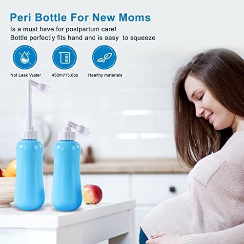 Portable Bidet Travel Large Capacity 15.8oz Personal Toilet Handheld Blue - Image 5