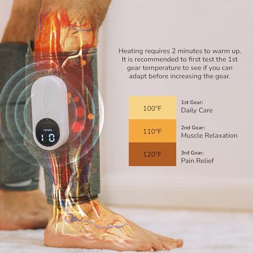 nooro 3-in-1 Leg Massager - Advanced System - Support for Legs and Feet Discomfort, Helps with Muscle Stiffness, Stimulates Natural Calf Wellness - Image 3