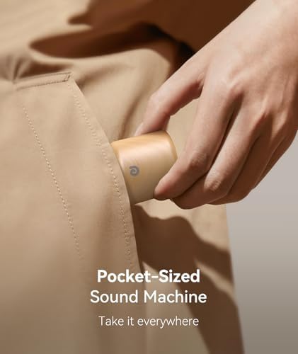 Dreamegg Portable Sound Machine - Travel Sound Machine for Sleep, Features Powerful Battery, Egg-Sized, 16 Soothing Sounds, Timer, Sound Machine for Baby Adults Office Privacy Home Gift, 2 Pack, Wood - Image 5