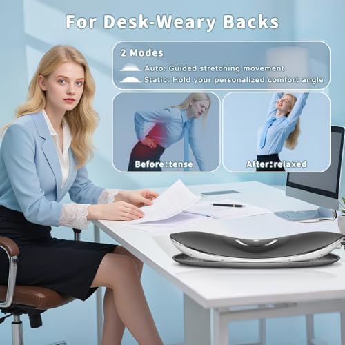Zenopax Electric Lower Back Massager for Pain Relief with Dynamic Airbag Traction, 3-Level Heat, Vibration - Quick Relaxation, Easy to Use, Home/Office Use - Image 2