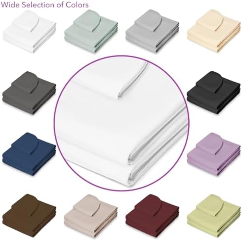 Saloniture 3-Piece Microfiber Massage Table Sheet Set - Premium Facial Bed Cover - Includes Flat and Fitted Sheets with Face Cradle Cover - White - Image 5