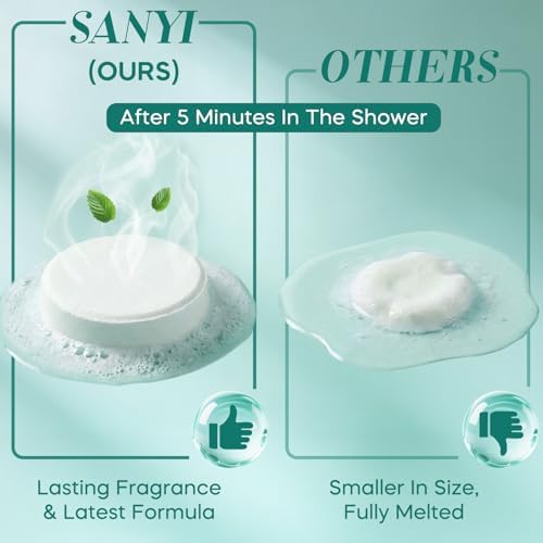 Shower Steamers Aromatherapy 15Pack, Eucalyptus & Mint, Gifts for Men Women - Image 6