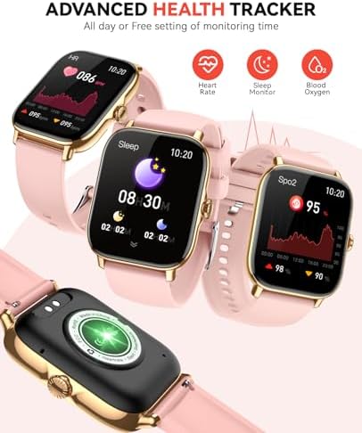 Smart Watch for Women Men- Answer/Make Call, 2025 IP68 Waterproof Fitness Step Sleep Tracker Watch with Monitor Activity Counter Smartwatch for Andriod iPhone iOS Samsung Compatible - Image 4