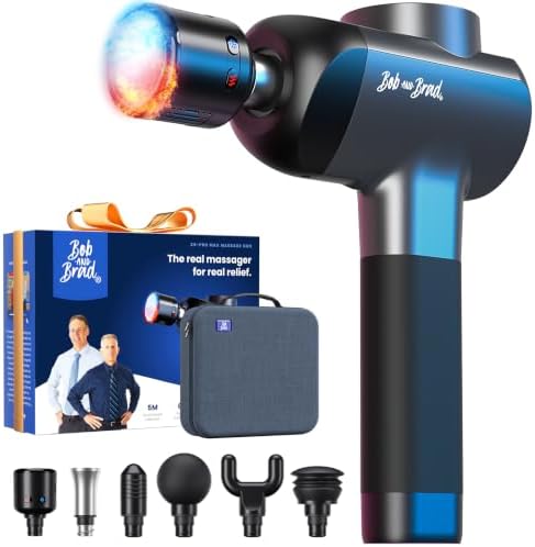 BOB AND BRAD X6 Pro Max Massage Gun with Heat and Cold, FSA Eligible HSA by BOBANDBRAD
