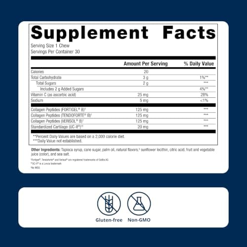 Metagenics StayStrong+ 4-in-1 Collagen Whole Body Chew, Berry, 30 Chews - Image 6