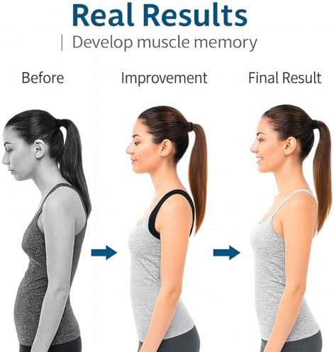 Posture Corrector for Men and Women - Adjustable Back Brace for Upper Back, Neck and Shoulder Pain Relief - Lightweight Breathable Support Brace, Chest Size 25-55 Inches - Image 6