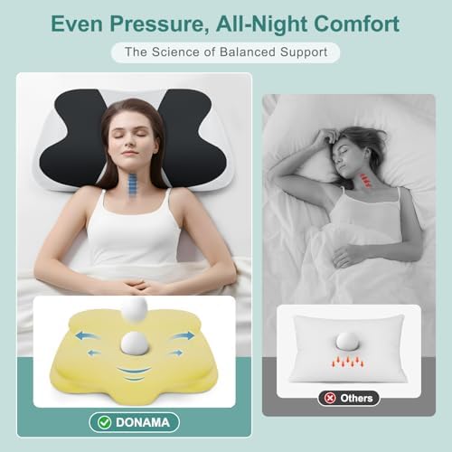 DONAMA Cervical Pillow Ergonomic Memory Foam Pillow for Neck Support - Image 5