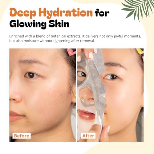 Epielle Character Face Mask Mystical Safari 12 Pack, Fun & Effective Korean Skin Care, Spa Party Favors, Birthday Gifts for Women, Self Care Gifts - Image 5