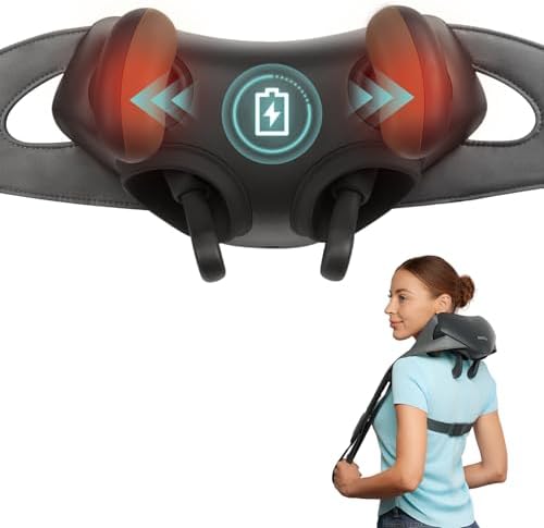 Etekcity FSA Cordless Neck Massager for Pain Relief Deep Tissue, Cadeo by Etekcity