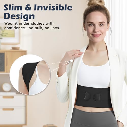 Posture Corrector for Women & Men, Full Back Brace Support with Adjustable Shoulder Straightener, Lower & Upper Back Pain Relief - Scoliosis, Hunchback, Spine Corrector (Black, Small) - Image 2