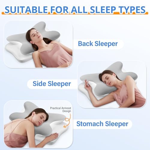 Cervical Neck Pillow, Ergonomic Pillow for Neck Pain Relief - Image 5