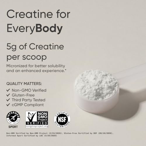 Sports Research® Creatine Monohydrate Powder 5g, Blue Raspberry (14.18oz) - Image 2