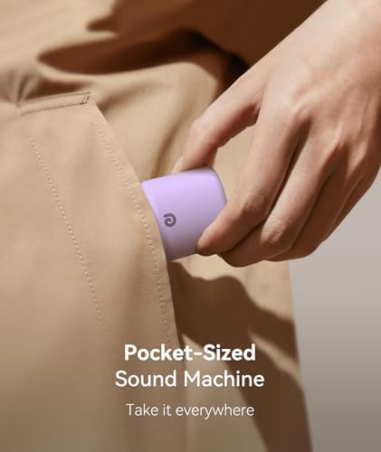 Dreamegg Portable White Noise Machine, 1000mAh Battery, Travel, Purple - Image 6