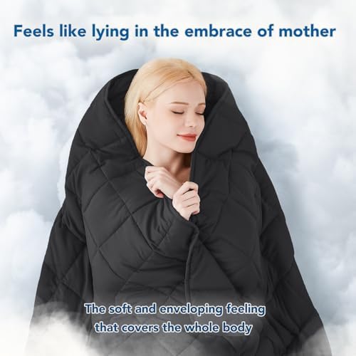 Topcee Weighted Blanket (20lbs 80"x87" King Size) Soft Cooling Heavy Blanket Sleeping, Apply to 190-210 lbs Body, Thick Breathable Blanket with Glass Bead, Easy Care - Image 3