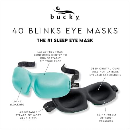 Bucky 40 Blinks No Pressure Eye Mask for Travel & Sleep - Image 6