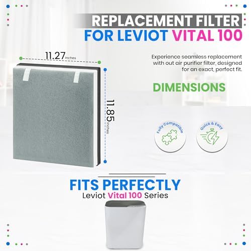 Bagean Vital 100 True HEPA Replacement Filter for Levoit Air Purifier - Image 4