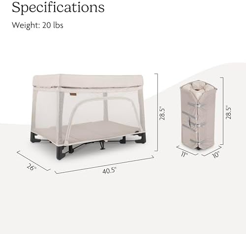UPPAbaby Remi 3-in-1 Portable Playard, Bassinet & Travel Crib - Charlie - Image 6
