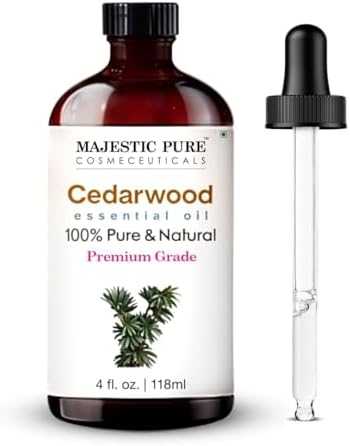 Majestic Pure Cedarwood Essential Oil for Diffuser - 4 Fl Oz by BeautyandPersonalCare