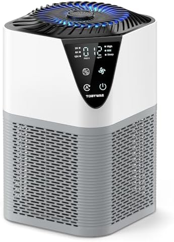Air Purifiers for Home, H13 HEPA Filter, 25dB Quiet with Fragrance Diffuser by Clicknow