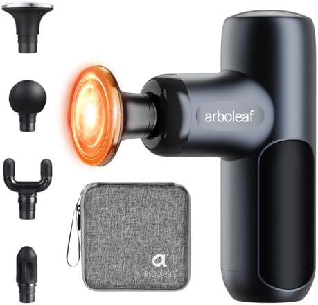 arboleaf Mini Massage Gun with Heat, Percussion for Pain Relief, Portable by arboleaf