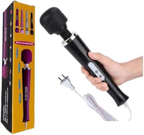 Vibrating Massager Big Tool Deep Tissue Full Body Massager for Muscle Relief Back Neck Hand Foot Leg Arm Massage Powerful Handheld Tool for Women Muti Speeds by Finever