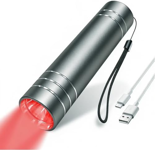 Red Light Therapy Device for Joint&Muscle, Portable Red Light & Near-Infrared Wand, 660nm 850nm LED Light Therapy Torch for Body/Face/Neck/Back/Knee by Unknown