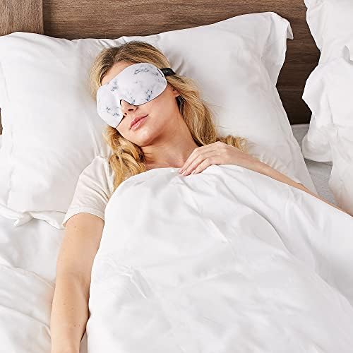 Bucky 40 Blinks No Pressure Printed Eye Mask for Travel & Sleep, Marble, One Size - Image 4