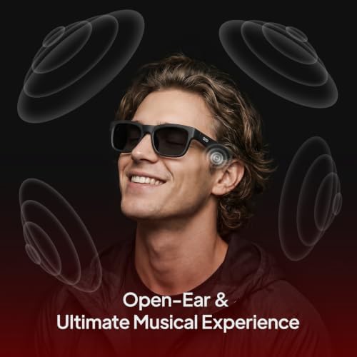 OhO Open Ear Smart Glasses, UV400 Z87.1 Lightweight Bluetooth Sunglasses - Image 2
