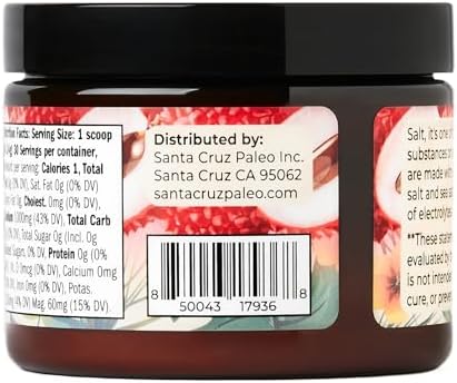 Santa Cruz Paleo Electrolyte Powder, Lychee Flavor, Sugar Free Hydration Drink Mix with Himalayan Pink Salt, Sea Salt, Magnesium Glycinate, Potassium Chloride, Sweetened with Stevia, 30 Servings - Image 7