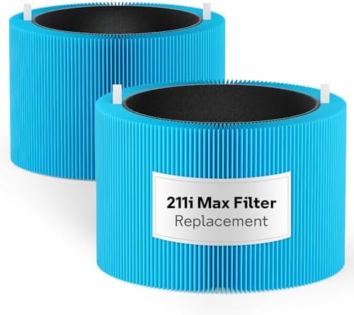 Leemone F2MAX AllergenBlock Filter for Blueair Blue Pure 211i Max, 2 Pack by Leemone