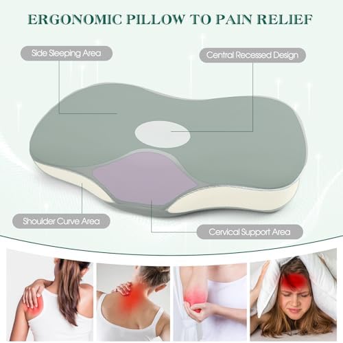 Ergonomic Memory Foam Cervical Pillow for Neck & Shoulder Support - Image 3