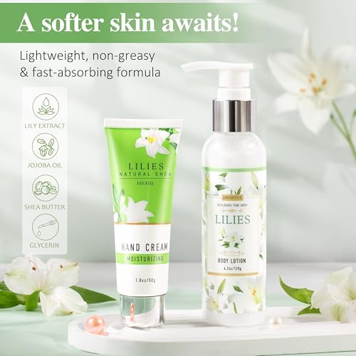 Gifts for Women, Birthday Gifts for Women, Lilies Self Care Set - Image 4