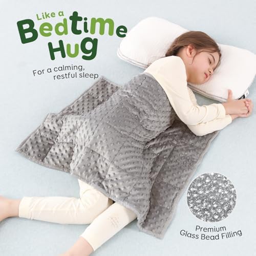 Sivio Weighted Lap Blanket, Weighted Blankets,Soft and Cozy Cooling Heavy Blanket, Calm and Nap, School and Home,2lbs 20 x 30inches, Grey (Pack of 8) - Image 3