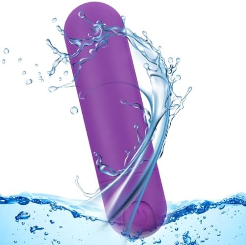 Kverg Mini Massager Waterproof Rechargeable 10 Vibration Purple by Aroprank