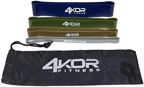 4KOR Fitness Resistance Loop Band Set, Perfect for Crossfit, Yoga, Physical Therapy, and Booty Building - Image 3