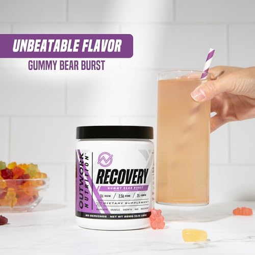 Outwork Nutrition Post Workout Recovery Powder (Gummy Bear Burst) - Image 4