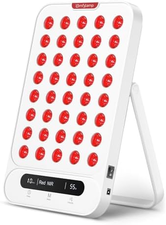 Comfytemp 55W Red Light Therapy Panel for Body, Dual-Chip 40 LEDs, Portable by Comfytemp