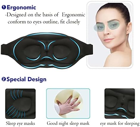 Fashion Soft Sleep Mask, 100% Blackout Eye Mask for Women (Leopard Print) - Image 5