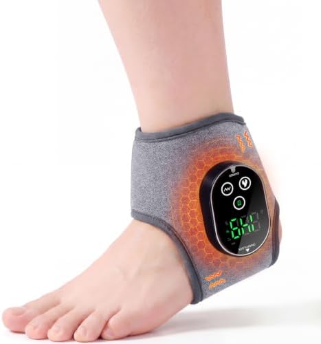 Foot Massager for Neuropathy Pain Relief Ankle Heating Pad with Massage by Yuanbo