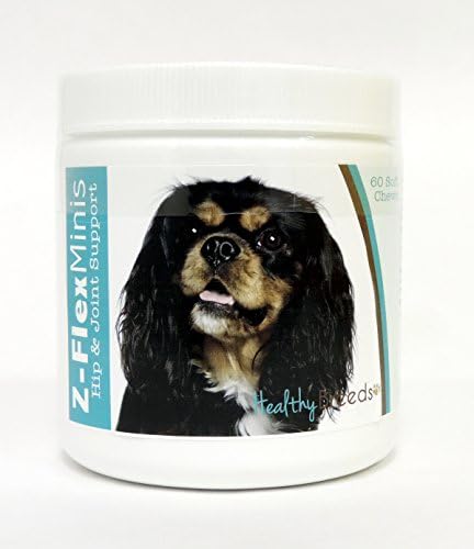 Healthy Breeds Cavalier King Charles Spaniel Z-Flex Minis Hip and Joint Support Soft Chews 60 Count by HealthyBreeds