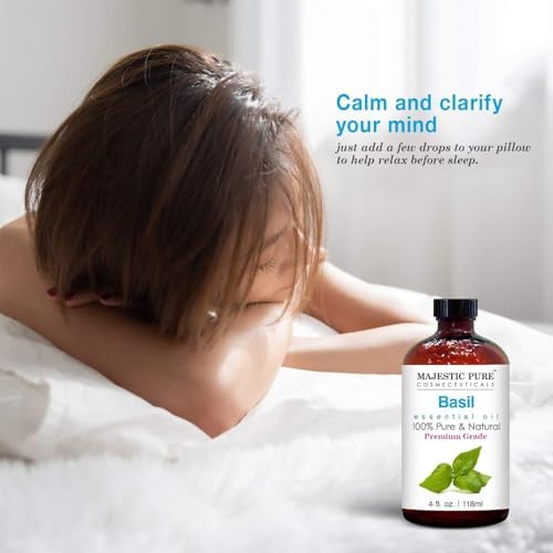 Majestic Pure Basil Essential Oil for Diffuser - 4 Fl Oz - Image 3