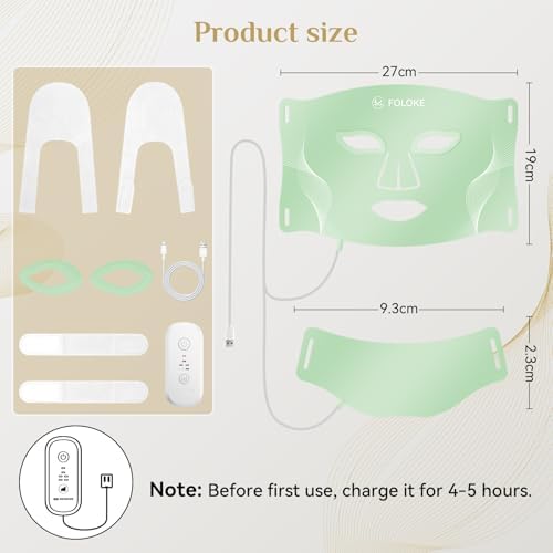 Red Light Therapy for Face Mask,led Red & INR light Treatment Wrinkles Acne - Image 5