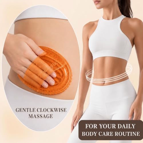 2 Pcs Meridian Massage Brush, Gua Sha Body Brush for Belly, Back & Legs - Image 3