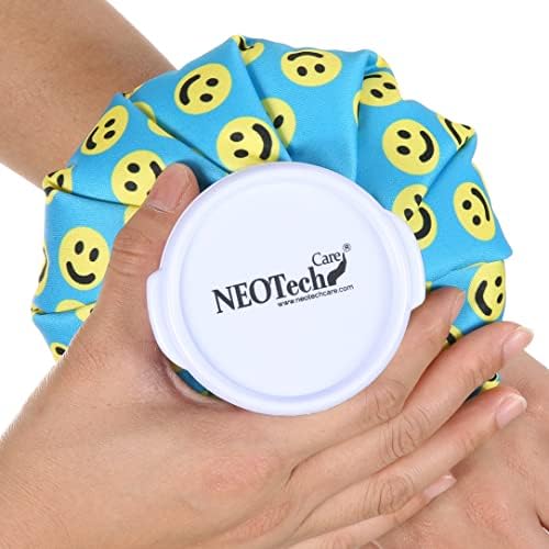 Neotech Care Ice Bag with Screw Top Lid (Smiley Face Design, 5 inch) by NEOtechCare